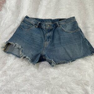 All Saints Blue Jean Shorts